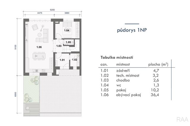 půdorys 1.NP [12/21]